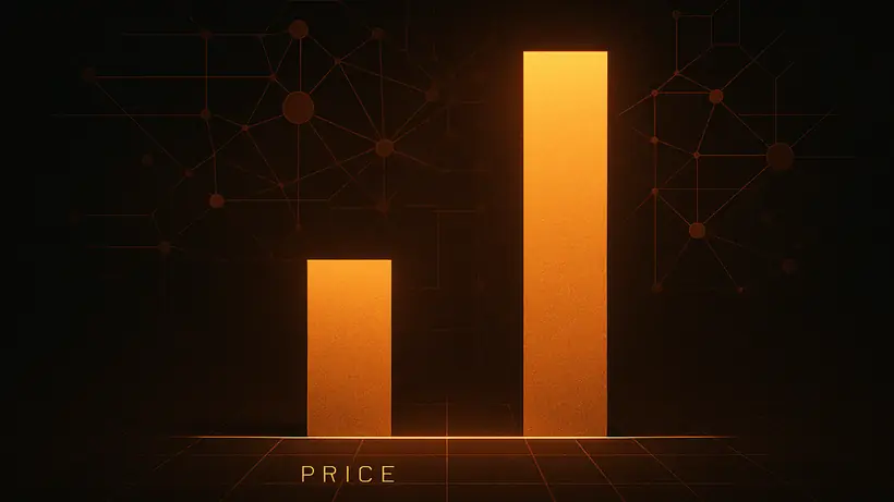 Chart showing Claude Opus 5 delivering roughly double the capability of Opus 4.8 at the same price per token